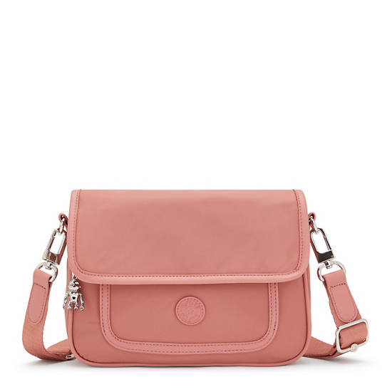 Kipling Inaki Crossbody Bags Almost Rose | CA 1179GS